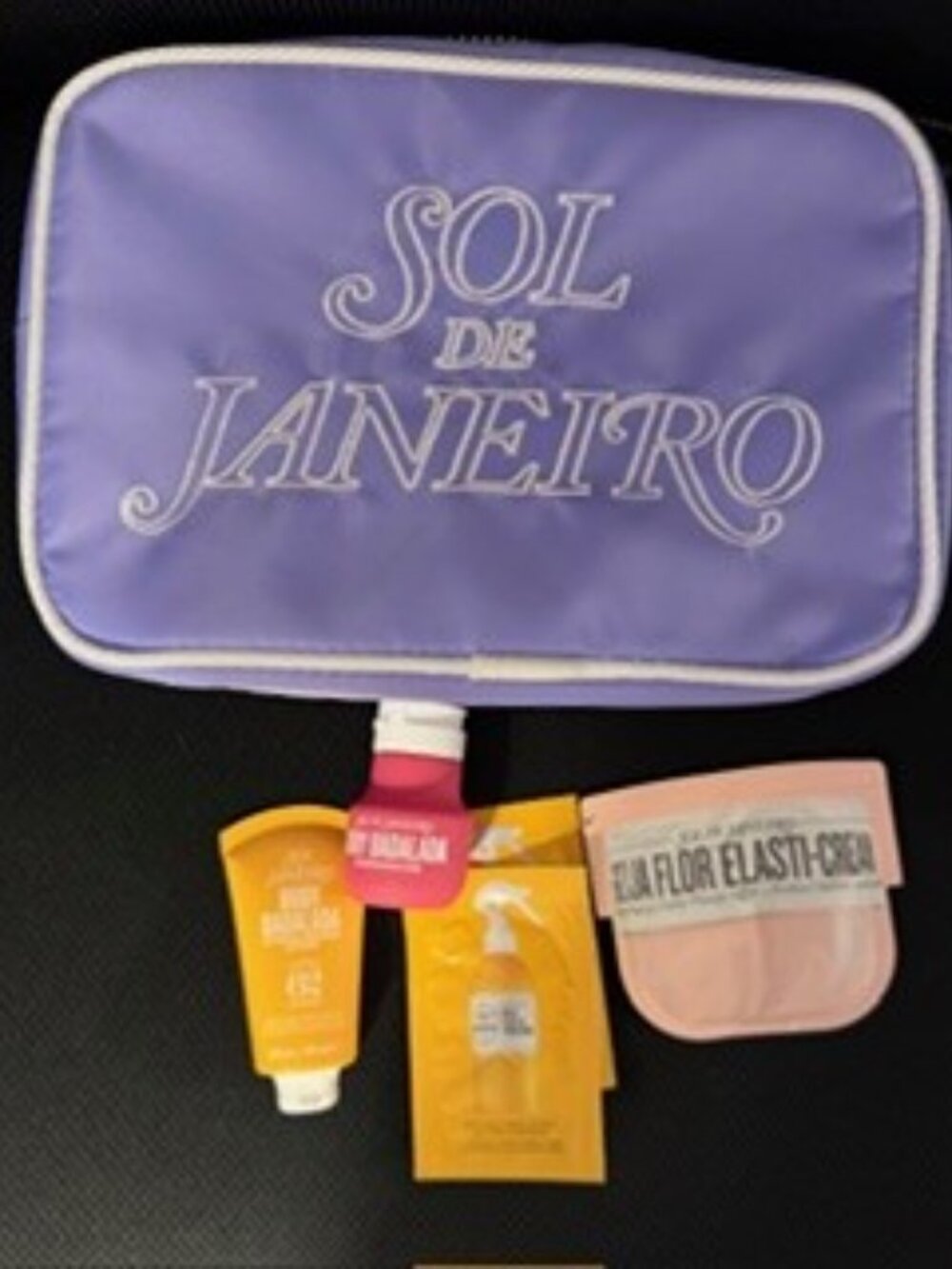 Sol De Janeiro travel case and samples
